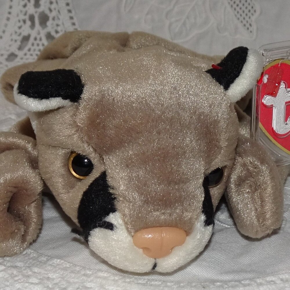 TY Beanie Babies – Canyon the Cougar (4th Generation) – Excellent Condition